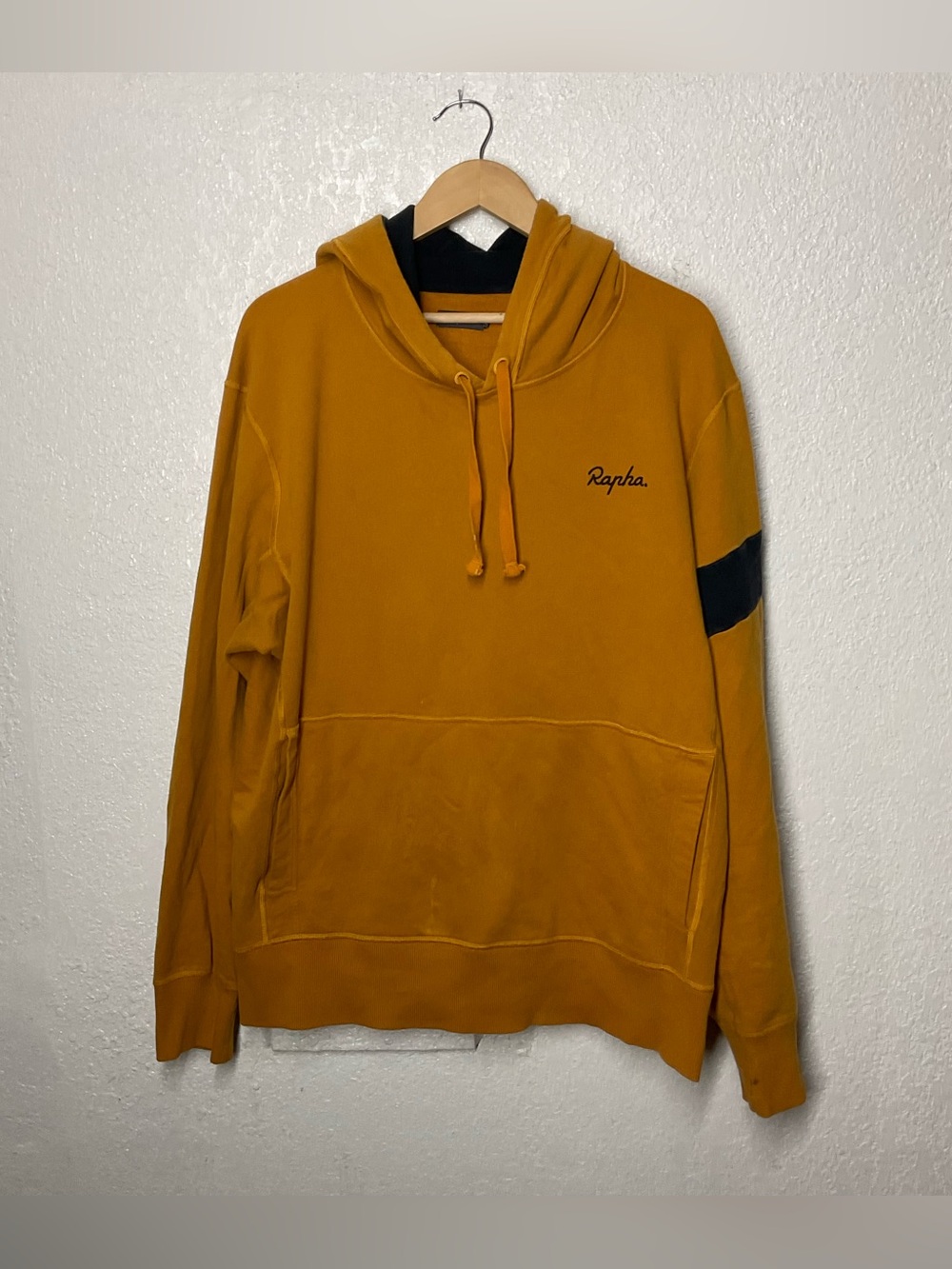 Rapha mustard trail hoodie size XL